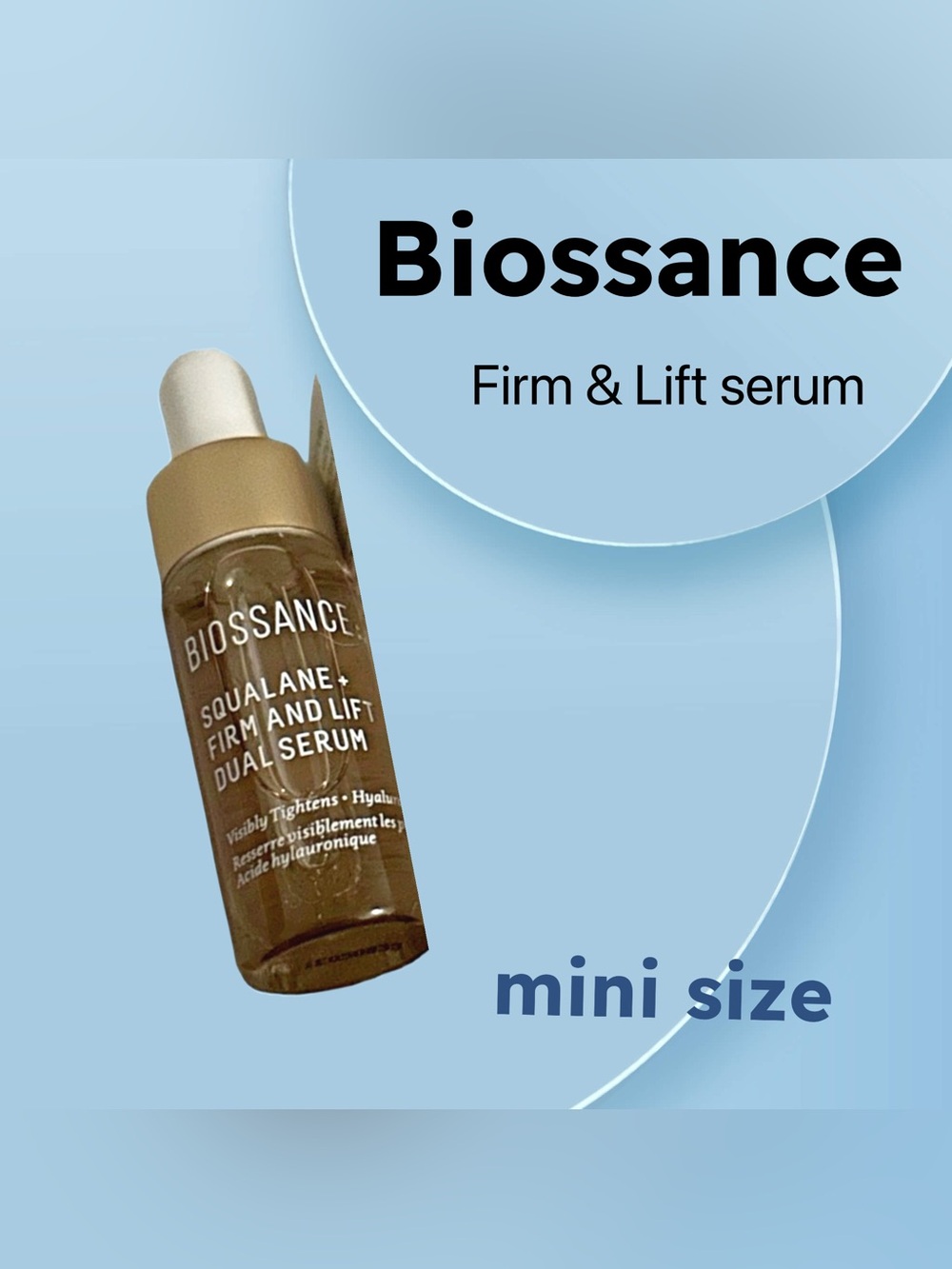 🇺🇸🆕NWB BIOSSANCE |TRAVEL| Firming & Lifting Dual action Hydrating Serum